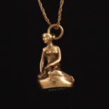 Ladies' Gold Chain with Famous "Mermaid" Charm