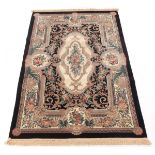 Very Fine Lush Hand Knotted Khum (Qum) Carpet