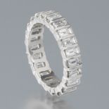 Platinum and Diamond Eternity Band