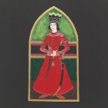 Persian Qajar Style Imperial Prince Illumination, by Nahid Dehqan (b. 1987)