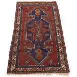 Very Fine Antique Hand Knotted Kazak Carpet, ca. 1900's