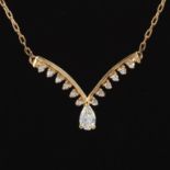Ladies' Gold and Diamond Necklace