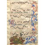 Double-Sided Antiphonal Leaf