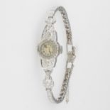 Elgin Art Deco Platinum and Diamond Ladies' Watch