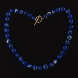 Ladies' Gold and Lapis Lazuli Necklace