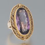 Ladies' Amethyst and Gold Ring