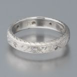 Ladies' Art Deco Platinum and Diamond Band