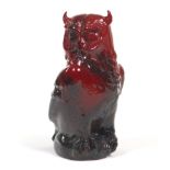 Royal Doulton Flambe Owl