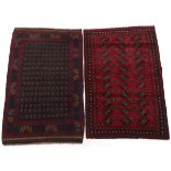 Two Fine Hand Knotted Turkoman Carpets