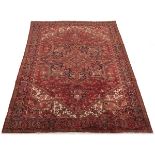 Near-Antique Very Fine Hand Knotted Heriz Carpet, ca. 1940' s