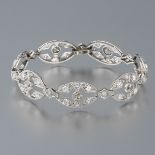 Ladies' Platinum Diamond Bracelet