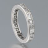 Ladies Platinum Diamond Eternity band