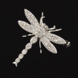 Ladies' Diamond Dragonfly Brooch