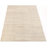 Lush Hand Knotted Bamboo Silk and Wool Moroccan MCM Style Carpet