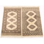 Pair of Very Fine Hand Knotted Turkoman Carpets