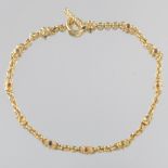 Ladies' Italian Gold and Gemstone Byzantine Style Necklace