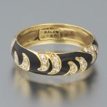 Hidalgo Gold, Enamel and Diamond Ring