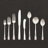 Towle Sterling Flatware Set, "Craftsman" Pattern