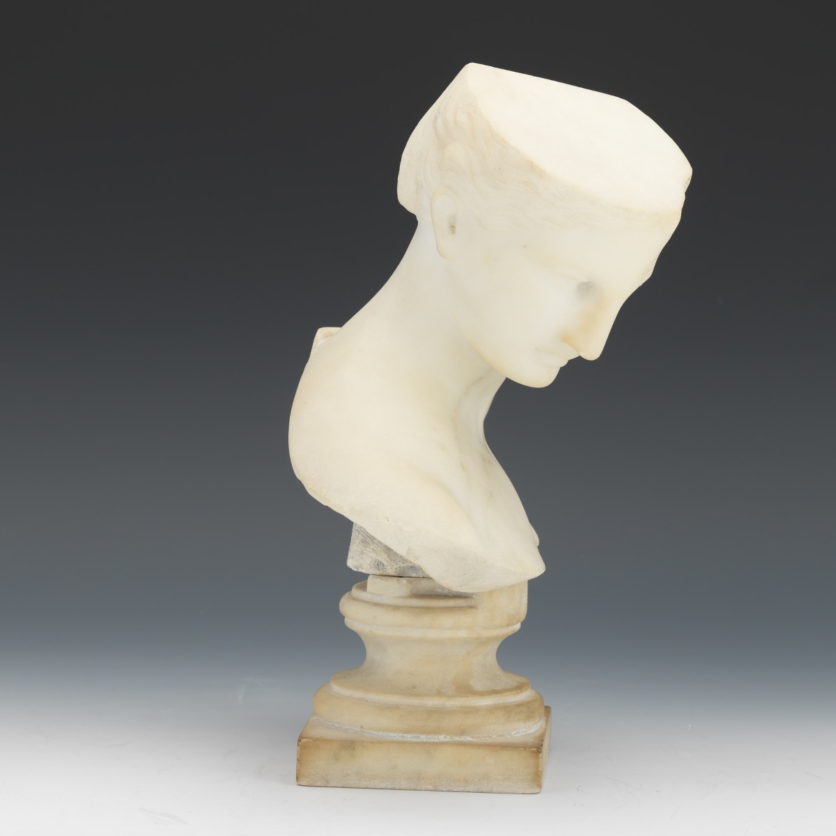 Carved Marble Bust - Image 5 of 7