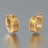 Pair of 18k Gold Earrings