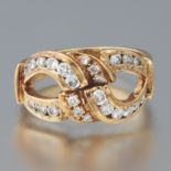 Ladies' Gold and Diamond Eternity Symbol Ring