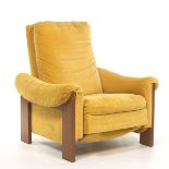 Milo Baughman Upholstered Recliner