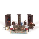 Vintage Doll House Victorian Style Furniture Room