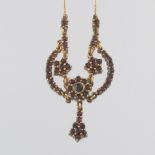 Victorian Style Vermeil and Garnet Necklace