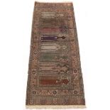 Near-Antique Very Fine Hand Knotted Kaiseri Saff Runner, ca. 1940's