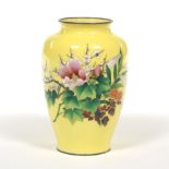 Japanese CloisonnÃ© Vase with Mark of Ando Jubei, Meiji Period, ca. late 19th Century
