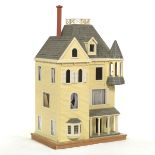 Vintage Wood Doll House Mansion