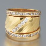 Ladies' Gold and Diamond Band