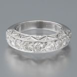 Ladies' Edwardian Style Gold and Diamond Band