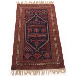 Vintage Hand Knotted Baluch Carpet