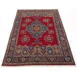 Fine Semi-Antique Hand Knotted Tabriz Carpet, ca. 1970's