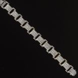 Mystery Set 18 ct Princess Cut Diamond Bracelet