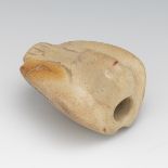 Carved Effigy Pipe of a Bird