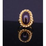 ANTIQUE GARNET RING