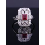 RUBY AND DIAMOND RING