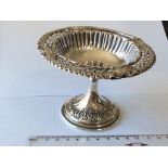 QUALITY SILVER SWEETMEAT PIERCED TAZZA