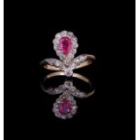 RUBY AND DIAMOND RING