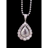 DIAMOND PENDANT WITH CHAIN