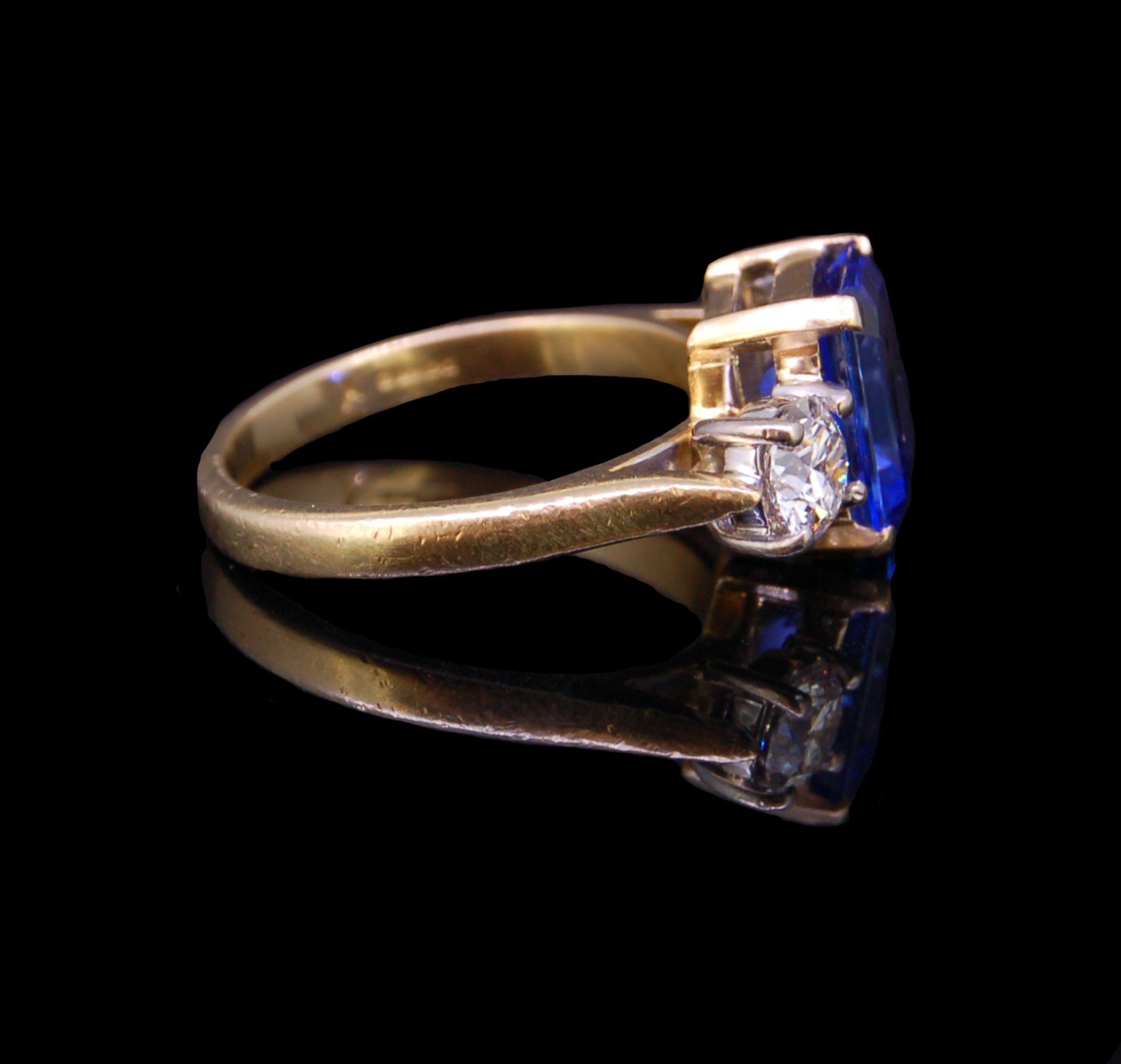 TANZANITE AND DIAMOND RING - Bild 3 aus 3