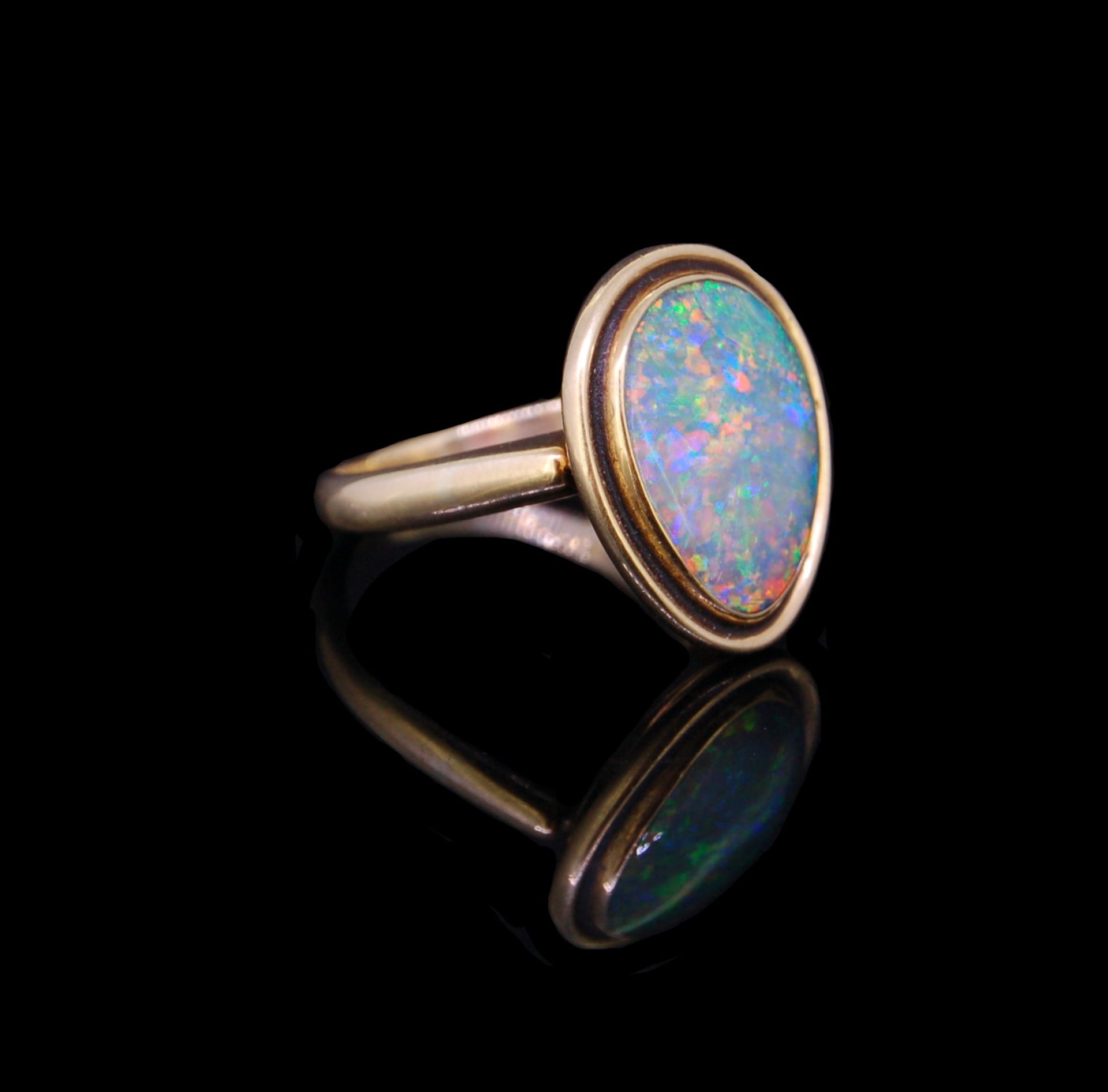 ANTIQUE GOLD OPAL RING - Bild 2 aus 4