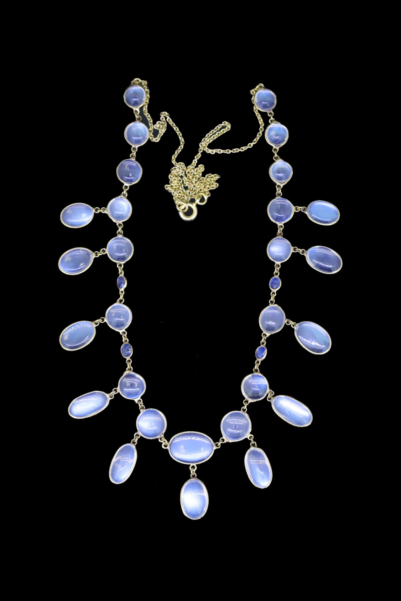 MOONSTONE AND SAPPHIRE NECKLACE - Image 2 of 3