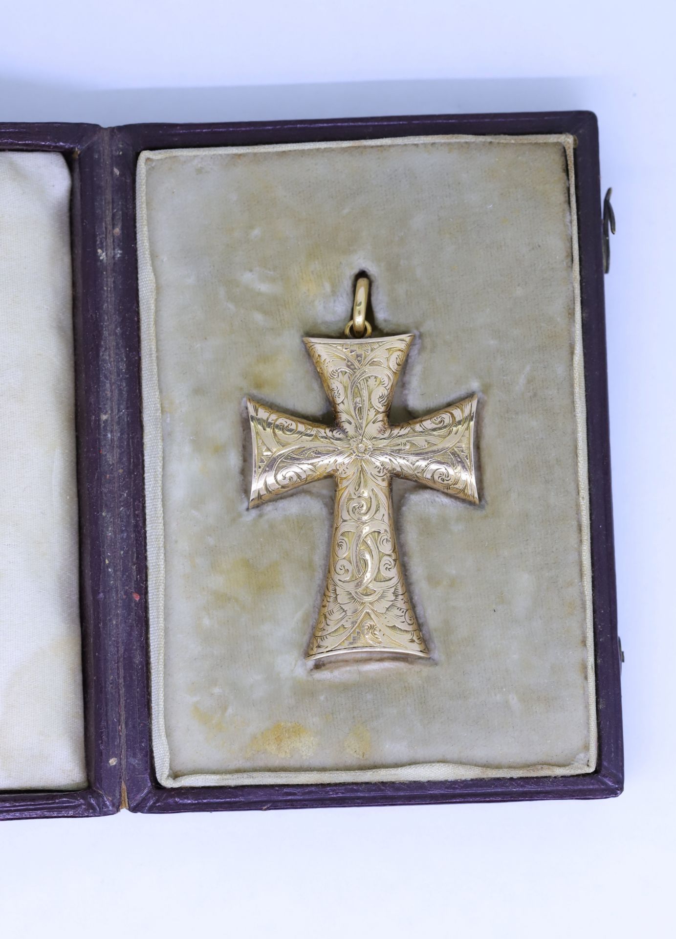 ANTIQUE VICTORIAN CROSS PENDANT - Image 4 of 4