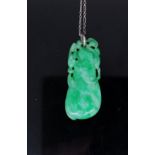 CARVED JADE PENDANT