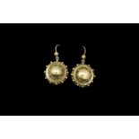 ANTIQUE VICTORIAN PAIR OF DROP EARRINGS