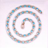 TURQUOISE LINK NECKLACE