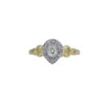 ANTIQUE DIAMOND CLUSTER RING